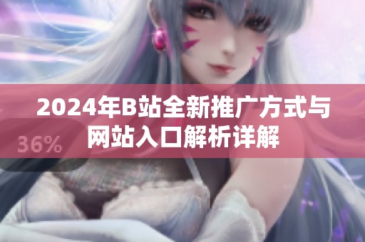 2024年B站全新推广方式与网站入口解析详解