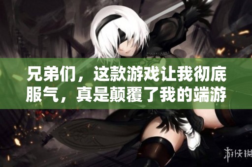 兄弟们，这款游戏让我彻底服气，真是颠覆了我的端游认知！