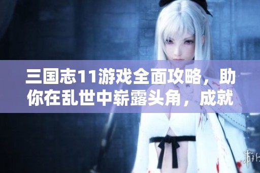 三国志11游戏全面攻略，助你在乱世中崭露头角，成就霸业