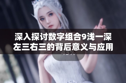 深入探讨数字组合9浅一深左三右三的背后意义与应用