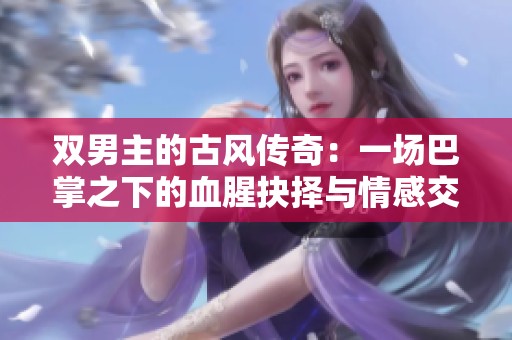 双男主的古风传奇：一场巴掌之下的血腥抉择与情感交锋
