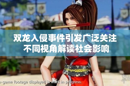 双龙入侵事件引发广泛关注 不同视角解读社会影响
