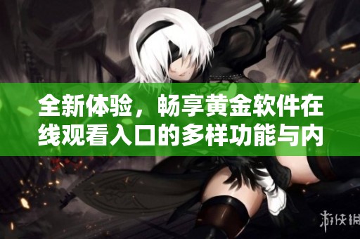 全新体验，畅享黄金软件在线观看入口的多样功能与内容