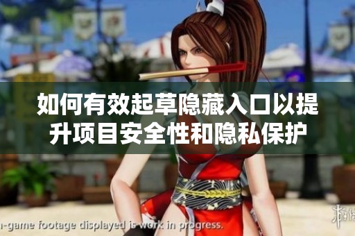 如何有效起草隐藏入口以提升项目安全性和隐私保护