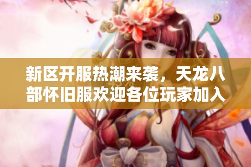 新区开服热潮来袭，天龙八部怀旧服欢迎各位玩家加入