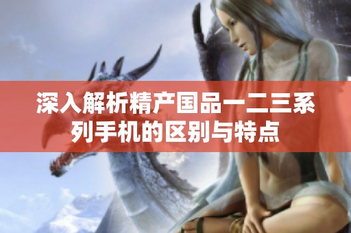 深入解析精产国品一二三系列手机的区别与特点