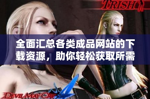 全面汇总各类成品网站的下载资源，助你轻松获取所需内容