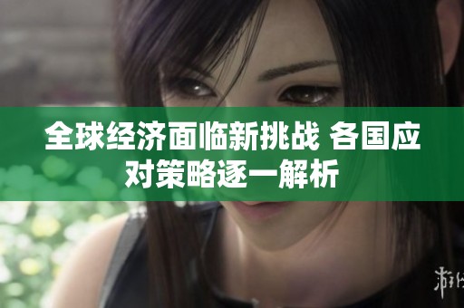 全球经济面临新挑战 各国应对策略逐一解析