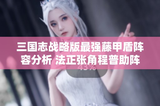 三国志战略版最强藤甲盾阵容分析 法正张角程普助阵解析