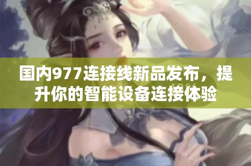 国内977连接线新品发布，提升你的智能设备连接体验