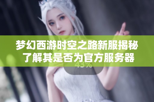 梦幻西游时空之路新服揭秘 了解其是否为官方服务器的真相