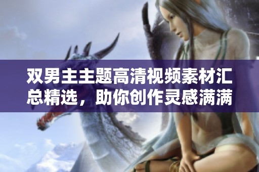 双男主主题高清视频素材汇总精选，助你创作灵感满满