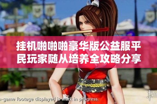 挂机啪啪啪豪华版公益服平民玩家随从培养全攻略分享