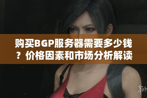 购买BGP服务器需要多少钱？价格因素和市场分析解读