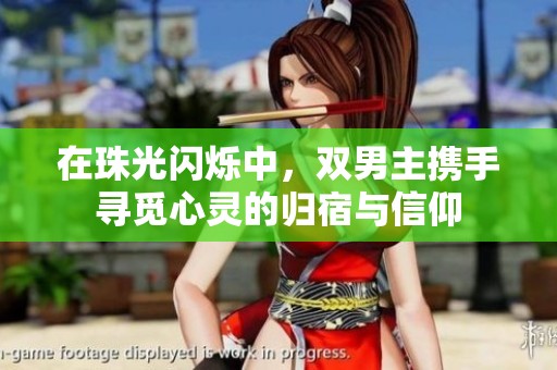 在珠光闪烁中，双男主携手寻觅心灵的归宿与信仰