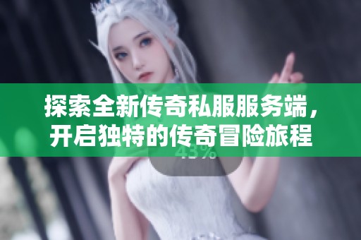 探索全新传奇私服服务端，开启独特的传奇冒险旅程