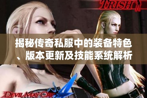 揭秘传奇私服中的装备特色、版本更新及技能系统解析
