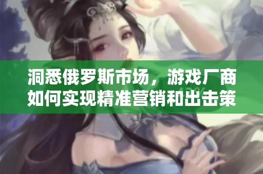 洞悉俄罗斯市场，游戏厂商如何实现精准营销和出击策略