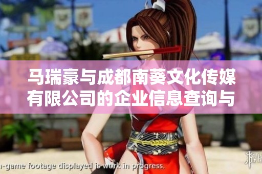 马瑞豪与成都南葵文化传媒有限公司的企业信息查询与分析