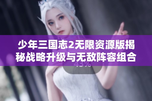 少年三国志2无限资源版揭秘战略升级与无敌阵容组合攻略