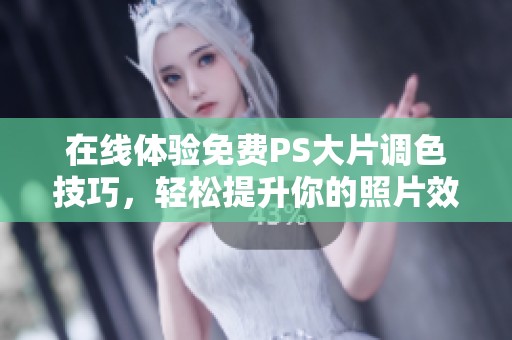 在线体验免费PS大片调色技巧，轻松提升你的照片效果