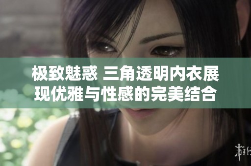 极致魅惑 三角透明内衣展现优雅与性感的完美结合