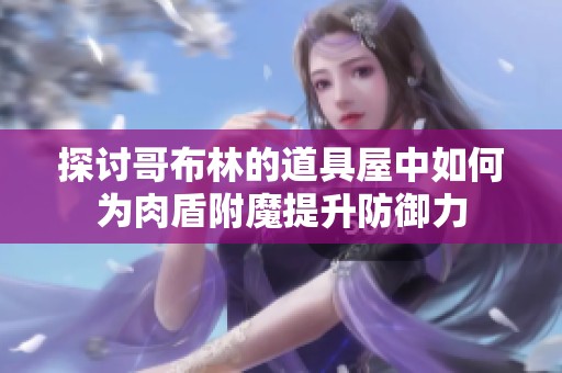 探讨哥布林的道具屋中如何为肉盾附魔提升防御力