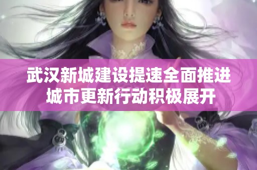 武汉新城建设提速全面推进 城市更新行动积极展开