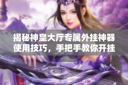 揭秘神皇大厅专属外挂神器使用技巧，手把手教你开挂！
