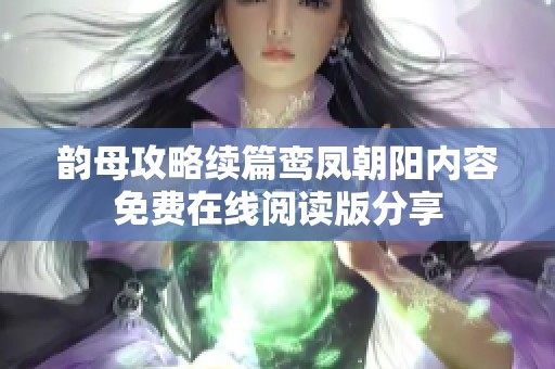 韵母攻略续篇鸾凤朝阳内容免费在线阅读版分享