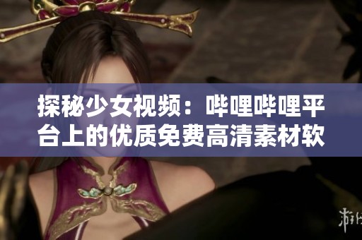 探秘少女视频：哔哩哔哩平台上的优质免费高清素材软件推荐
