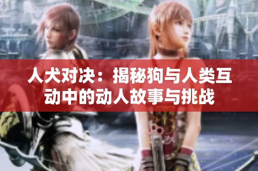 人犬对决：揭秘狗与人类互动中的动人故事与挑战