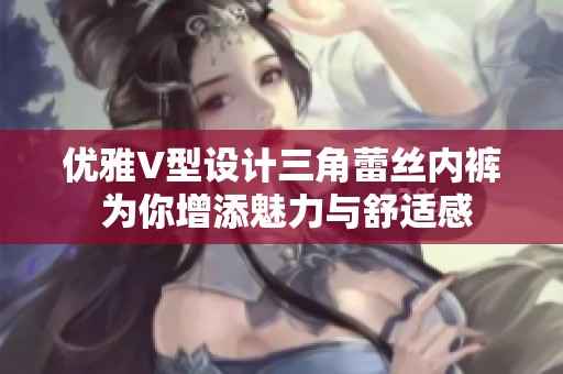 优雅V型设计三角蕾丝内裤 为你增添魅力与舒适感