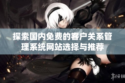 探索国内免费的客户关系管理系统网站选择与推荐