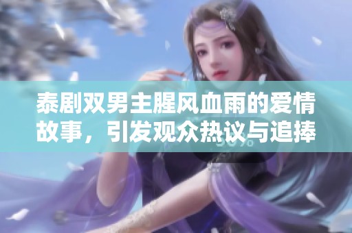 泰剧双男主腥风血雨的爱情故事，引发观众热议与追捧