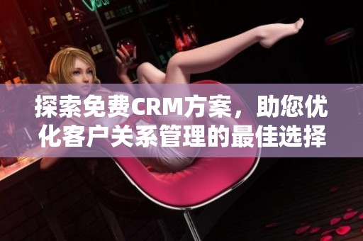 探索免费CRM方案，助您优化客户关系管理的最佳选择