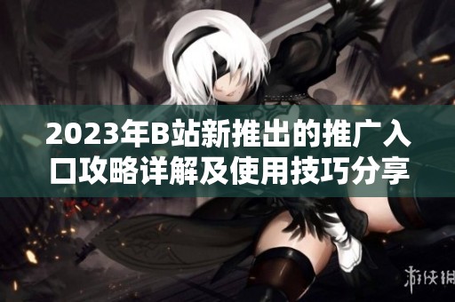 2023年B站新推出的推广入口攻略详解及使用技巧分享