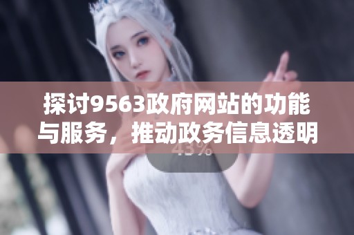 探讨9563政府网站的功能与服务，推动政务信息透明化与便民化