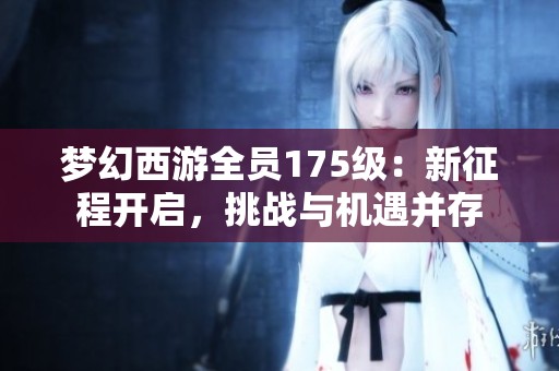 梦幻西游全员175级：新征程开启，挑战与机遇并存