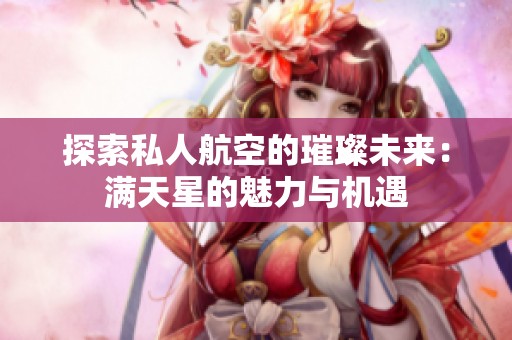 探索私人航空的璀璨未来：满天星的魅力与机遇