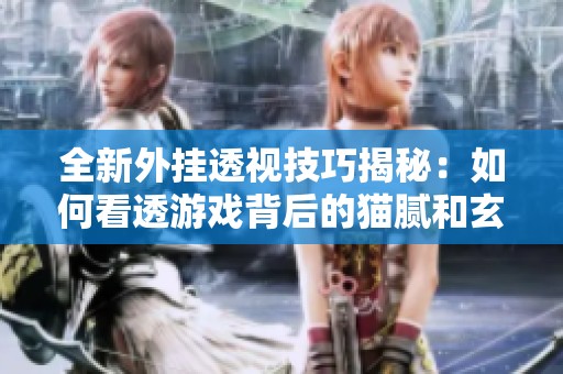 全新外挂透视技巧揭秘：如何看透游戏背后的猫腻和玄机