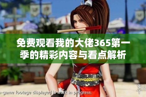 免费观看我的大佬365第一季的精彩内容与看点解析