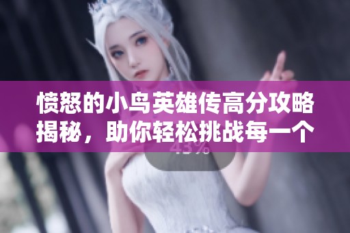 愤怒的小鸟英雄传高分攻略揭秘，助你轻松挑战每一个关卡