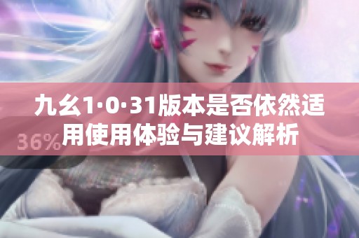 九幺1·0·31版本是否依然适用使用体验与建议解析