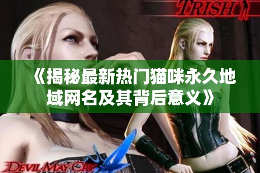 《揭秘最新热门猫咪永久地域网名及其背后意义》