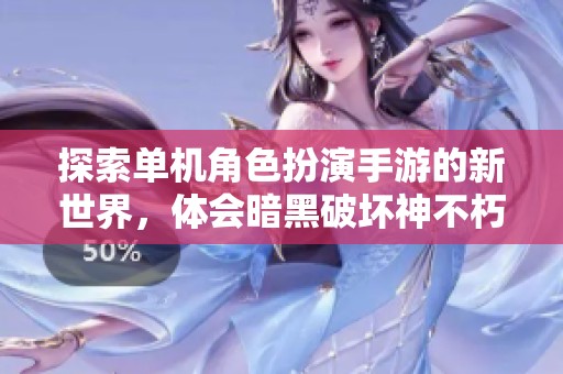 探索单机角色扮演手游的新世界，体会暗黑破坏神不朽的魅力与乐趣