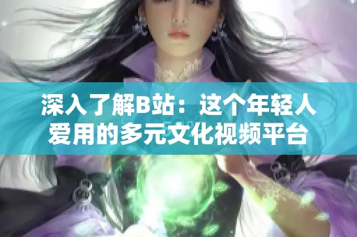 深入了解B站：这个年轻人爱用的多元文化视频平台