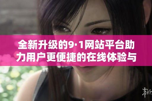 全新升级的9·1网站平台助力用户更便捷的在线体验与服务