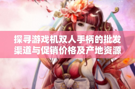 探寻游戏机双人手柄的批发渠道与促销价格及产地资源