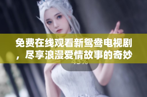 免费在线观看新鸳鸯电视剧，尽享浪漫爱情故事的奇妙旅程